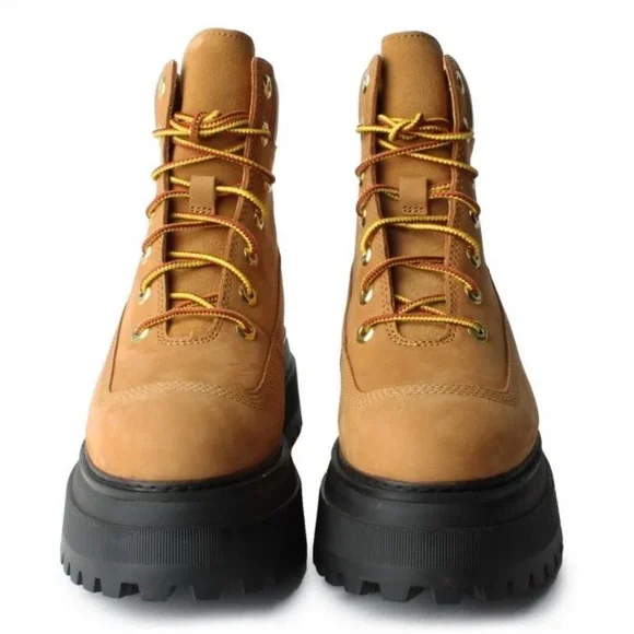 Timberland Sky 6 inch Lace Up Platform Boots Women's 8.5 - Picture 4 of 5